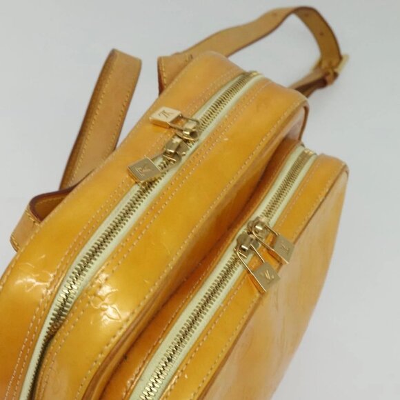 LOUIS VUITTON Monogram Vernis Marley Backpack Yellow - Picture 10 of 15